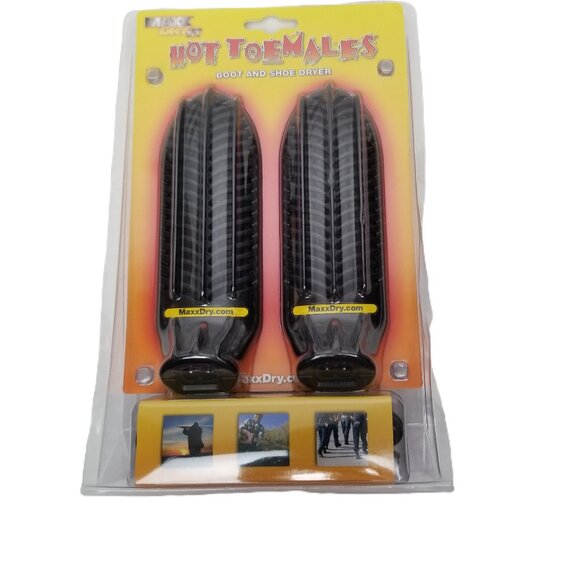 MaxxDry Hot Toemales Boot Shoe Dryer Black Heater Warmer Outdoor Gear Hunting - Picture 1 of 4